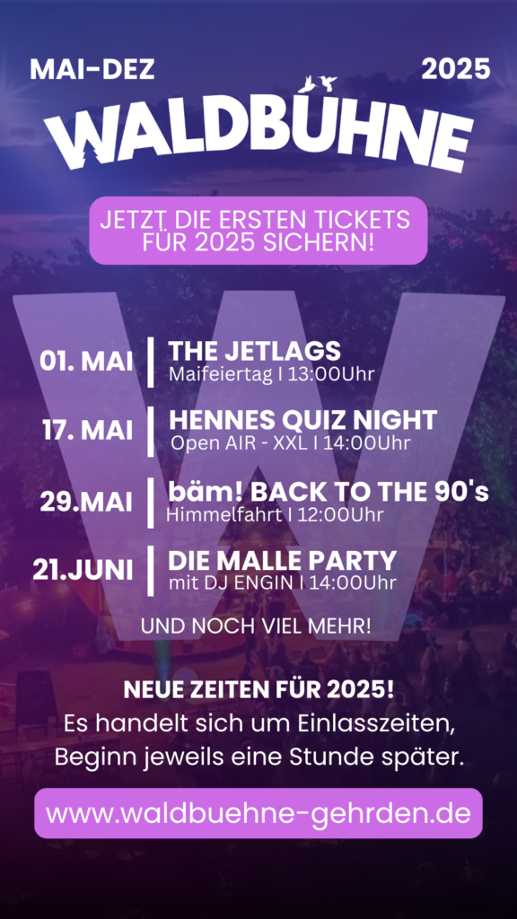 Events-Programm-Waldbühne-Gehrden